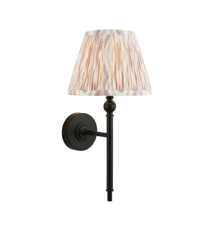 Travi Slim Pendant Ceiling Light Natural Travertine Vintage Brass & Clear Glass E27-7