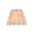 Travi Slim Pendant Ceiling Light Natural Travertine Vintage Brass & Clear Glass E27-8