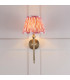 Travi Slim Pendant Ceiling Light Dark Brown Emperador Marble Vintage Brass & Clear Glass E27-3