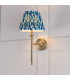 Travi Slim Pendant Ceiling Light White Volakas Marble Vintage Brass & Clear Glass E27-4