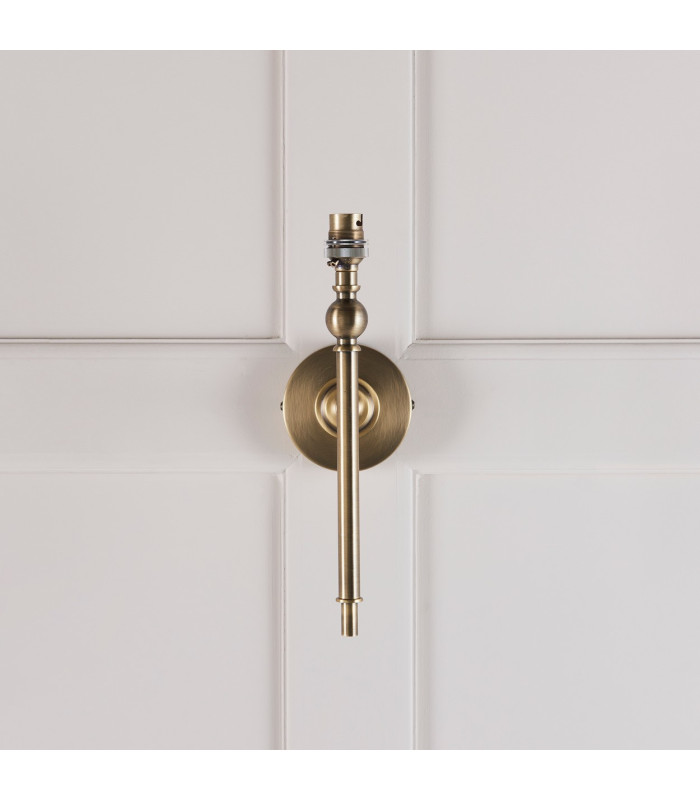 Travi Slim Pendant Ceiling Light White Volakas Marble Vintage Brass & Clear Glass E27-6