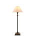 Travi Wall Lamp Natural Travertine Vintage Brass & Clear Glass E14-1