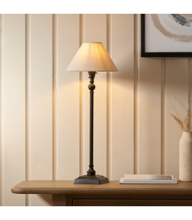 Travi Wall Lamp Natural Travertine Vintage Brass & Clear Glass E14-2