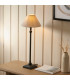 Travi Wall Lamp Natural Travertine Vintage Brass & Clear Glass E14-3