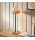 Travi Wall Lamp Dark Brown Emperador Marble Vintage Brass & Clear Glass E14-3