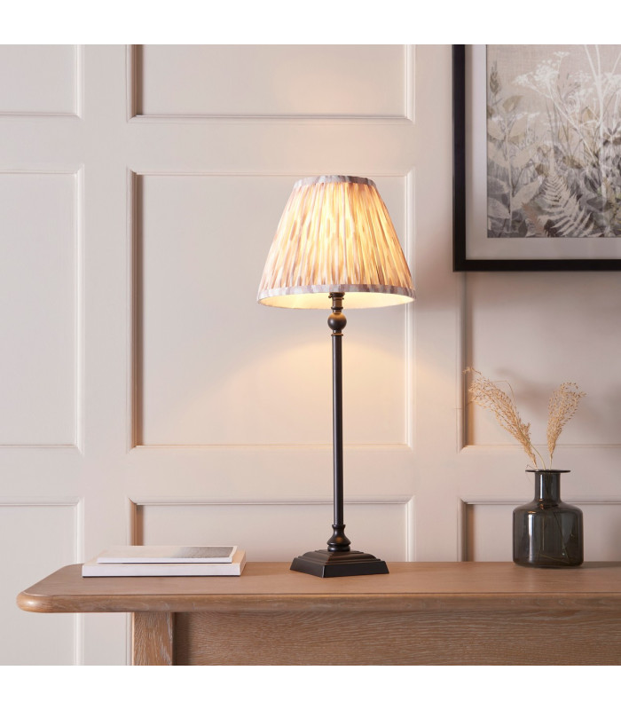 Travi Ribbed Slim Pendant Ceiling Light Natural Travertine Vintage Brass & Clear Ribbed Glass E27-2