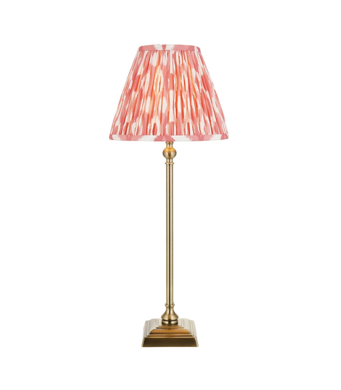 Travi Ribbed Slim Pendant Ceiling Light Dark Brown Emperador Marble Vintage Brass & Clear Ribbed Glass E27-1