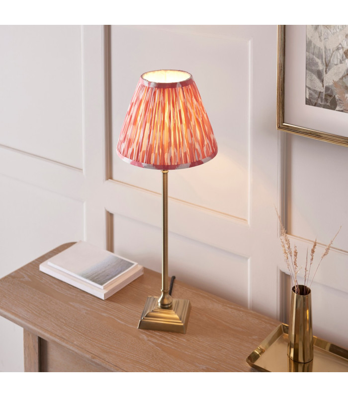 Travi Ribbed Slim Pendant Ceiling Light Dark Brown Emperador Marble Vintage Brass & Clear Ribbed Glass E27-4