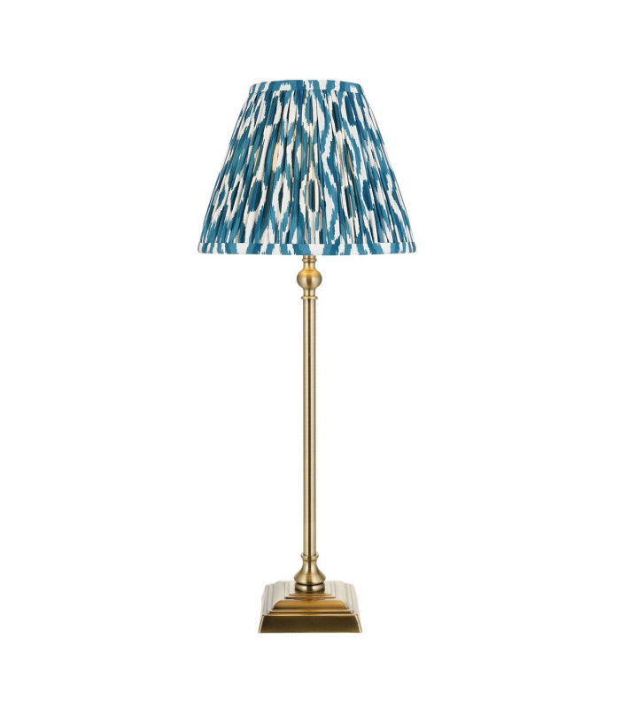 Travi Ribbed Slim Pendant Ceiling Light White Volakas Marble Vintage Brass & Clear Ribbed Glass E27-1