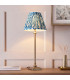 Travi Ribbed Slim Pendant Ceiling Light White Volakas Marble Vintage Brass & Clear Ribbed Glass E27-3