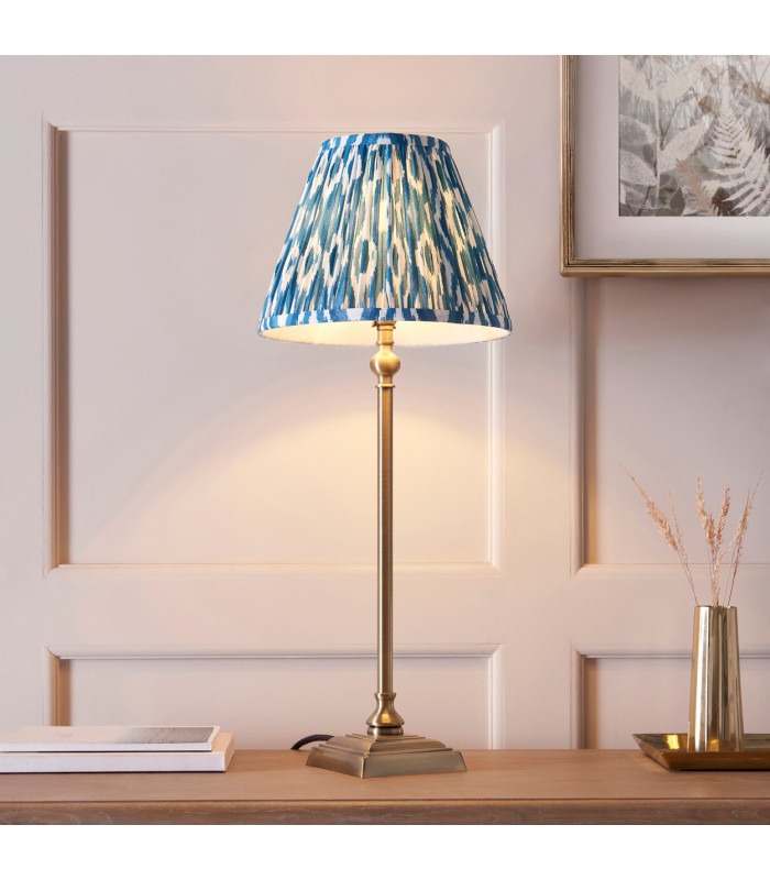 Travi Ribbed Slim Pendant Ceiling Light White Volakas Marble Vintage Brass & Clear Ribbed Glass E27-3