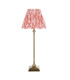 Travi Ribbed Slim Pendant Ceiling Light Dark Brown Emperador Marble Vintage Brass & Clear Ribbed Glass E27-8