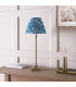 Travi Ribbed Slim Pendant Ceiling Light White Volakas Marble Vintage Brass & Clear Ribbed Glass E27-5