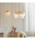 Eltham Clear Glass Pendant Light with Brushed Aged Brass With Black Braided Cable Orchid B22-7