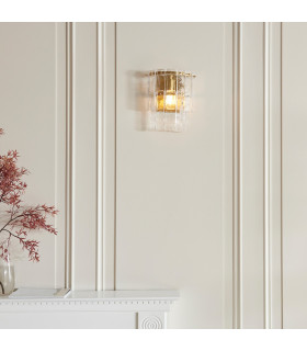 Eltham Clear Glass Brushed Aged Brass Plate Pendant Light with Black Braided Flex Camellia B22-2