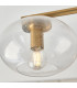 Rise Vintage Brass Finish Table Lamp with Pearl Grey Fabric Ikat Shade 16cm E14-7