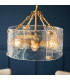 Rise Vintage Brass Finish Table Lamp with Vintage White Fabric Ivy Shade 16cm E14-3