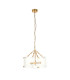 Rise Vintage Brass Finish Table Lamp with Vintage White Fabric Ivy Shade 16cm E14-8