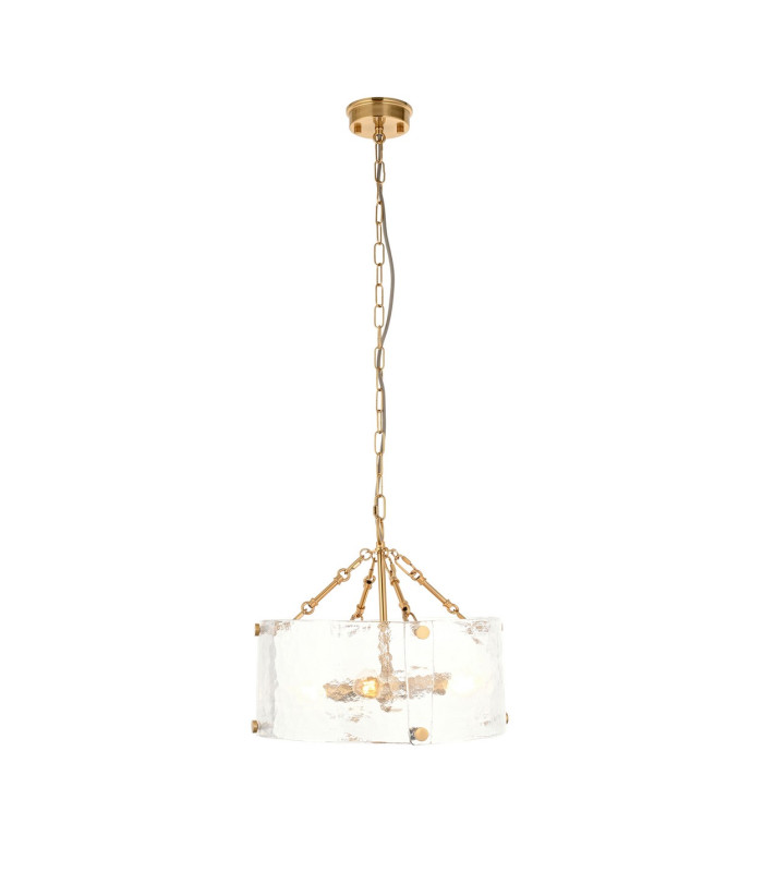 Rise Vintage Brass Finish Table Lamp with Vintage White Fabric Ivy Shade 16cm E14-8