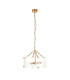 Rise Vintage Brass Finish Table Lamp with Vintage White Fabric Ivy Shade 16cm E14-9