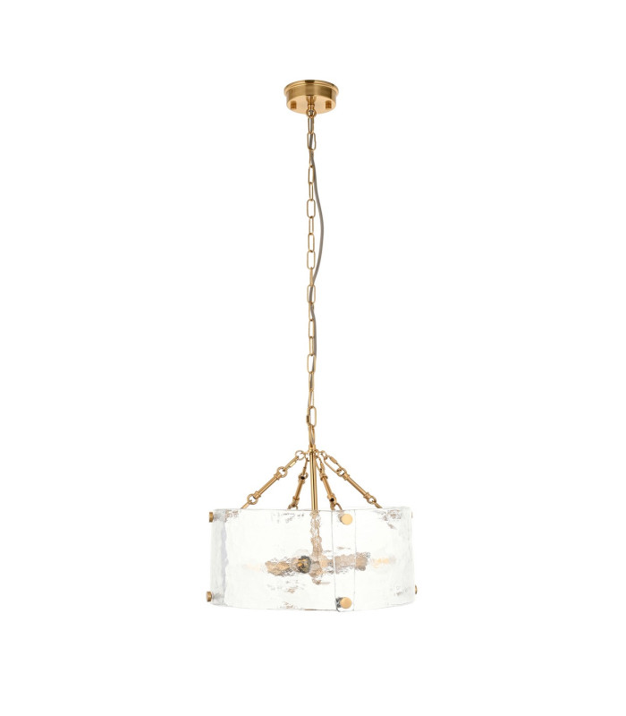 Rise Vintage Brass Finish Table Lamp with Vintage White Fabric Ivy Shade 16cm E14-9