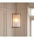 Eltham Clear Glass Pendant Light with Brushed Aged Brass With Natural Braided Cable Carnation B22-3