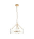 Rise Antique Bronze Plate Table Lamp with Vintage White Fabric Ivy Shade 16cm E14-8