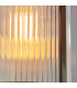 Eltham Clear Glass Pendant Light with Brushed Aged Brass With Natural Braided Cable Carnation B22-6