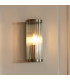 Eltham Clear Glass Pendant Light with Brushed Aged Brass With Natural Braided Cable Orchid B22-3