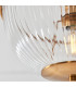 Grosseto Multi Arm Pendant Ceiling Light Satin Brass Plate & Gloss White Glass 10x G9-6
