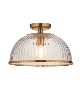 Grosseto Multi Arm Pendant Ceiling Light Black Chrome Plate & Smoked Mirror Glass 10x G9-1