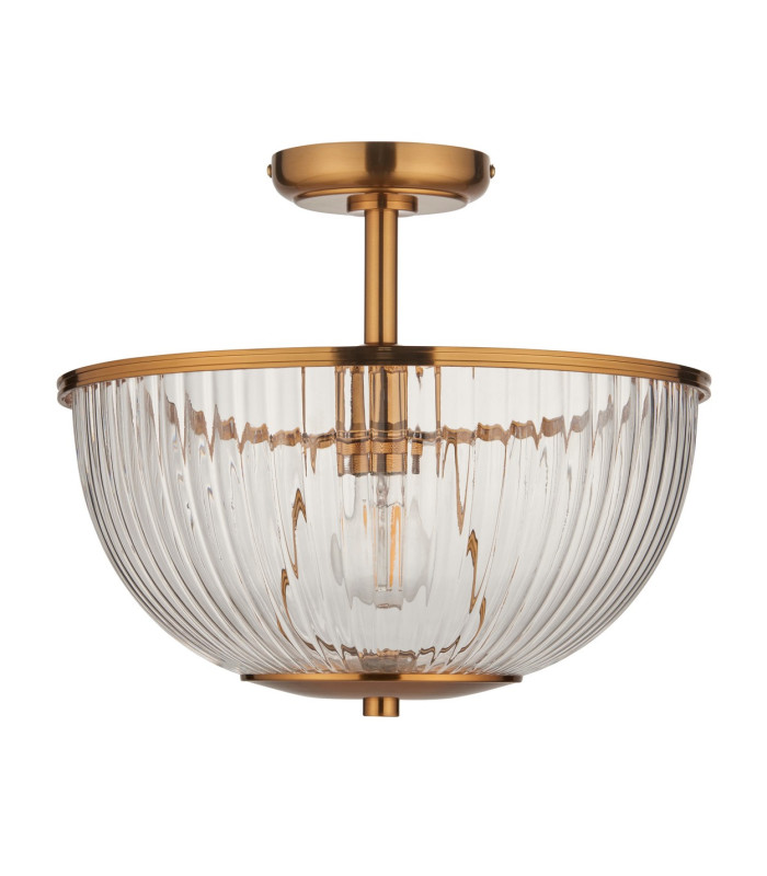 Grosseto Multi Arm Pendant Ceiling Light Satin Brass Plate & Gloss White Glass 10x G9-9