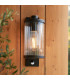 Florence Wall Lamp Vintage Brass Finish & Vintage White Fabric E14-5