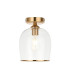 Pillaro Table Lamp Brushed Aged Brass Plate & White Marble E27-1