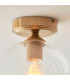 Pillaro Table Lamp Brushed Aged Brass Plate & White Marble E27-6
