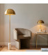 Pillaro Table Lamp Brushed Aged Brass Plate & White Marble 10W LED E27-5