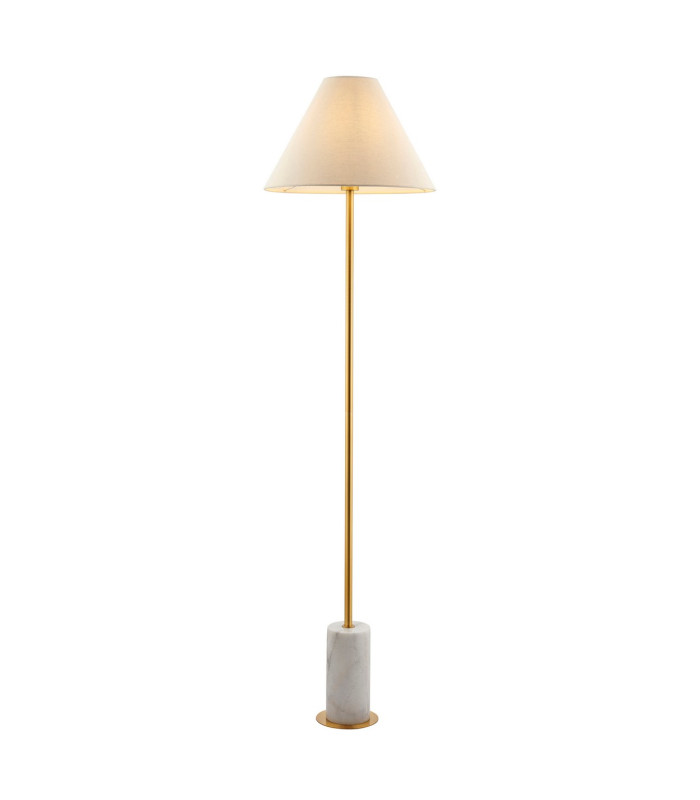 Pillaro Table Lamp Brushed Aged Brass Plate