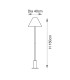 Pillaro Table Lamp Brushed Aged Brass Plate