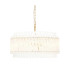 Langford Pendant Ceiling Light Brushed Aged Brass Plate & Clear Glass 5 x 7W LED E14-1