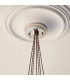 Livorno Cluster Pendant Ceiling Light Bright Nickel Plate & Clear Glass 7 x 10W LED E27-7