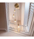 Livorno Cluster Pendant Ceiling Light Antique Brass Plate & Clear Glass 7 x 10W LED E27-3
