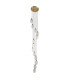 Livorno Cluster Pendant Ceiling Light Antique Brass Plate & Clear Glass 13 x 10W LED E27-8
