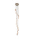 Livorno Cluster Pendant Ceiling Light Bright Nickel Plate & Clear Ribbed Glass 13 x 10W LED E27-1