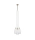 Livorno Cluster Pendant Ceiling Light Bright Nickel Plate & Clear Ribbed Glass 3 x 10W LED E27-8