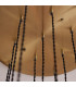 Livorno Cluster Pendant Ceiling Light Antique Brass Plate & Clear Ribbed Glass 13 x 10W LED E27-7