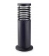 1 Light Small Outdoor Bollard Light Black IP65, E27 - 1