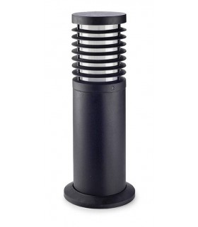1 Light Small Outdoor Bollard Light Black IP65, E27 - 1