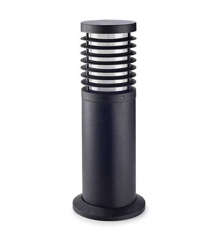 1 Light Small Outdoor Bollard Light Black IP65, E27 - 1