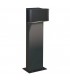 LED 1 Light Outdoor Bollard Light Urban Grey IP65 - 1