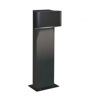 LED 1 Light Outdoor Bollard Light Urban Grey IP65 - 1